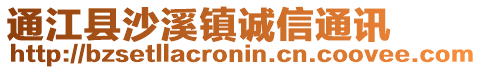 通江縣沙溪鎮(zhèn)誠(chéng)信通訊