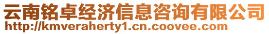 云南銘卓經(jīng)濟(jì)信息咨詢有限公司