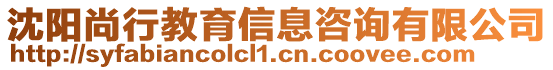 沈陽尚行教育信息咨詢有限公司