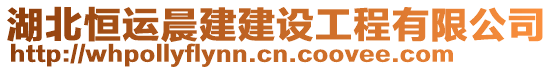湖北恒運(yùn)晨建建設(shè)工程有限公司