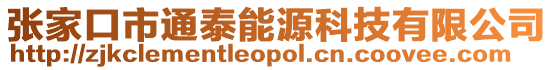 張家口市通泰能源科技有限公司