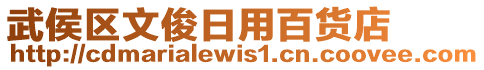 武侯区文俊日用百货店