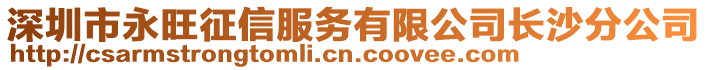 深圳市永旺征信服務有限公司長沙分公司