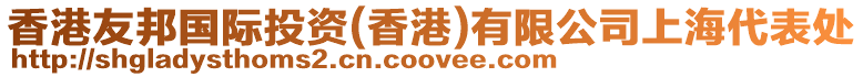 香港友邦國際投資(香港)有限公司上海代表處