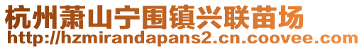 杭州蕭山寧圍鎮(zhèn)興聯(lián)苗場