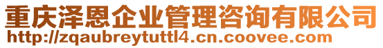 重慶澤恩企業(yè)管理咨詢有限公司