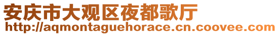 安慶市大觀區(qū)夜都歌廳