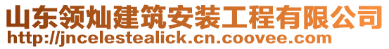 山東領(lǐng)燦建筑安裝工程有限公司