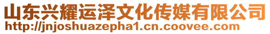 山東興耀運澤文化傳媒有限公司
