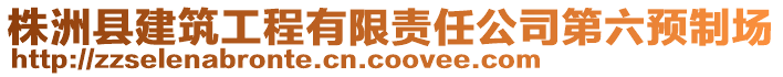 株洲縣建筑工程有限責任公司第六預制場