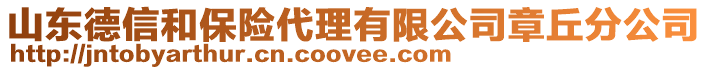 山東德信和保險(xiǎn)代理有限公司章丘分公司