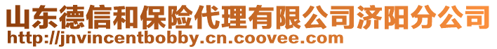 山東德信和保險(xiǎn)代理有限公司濟(jì)陽(yáng)分公司