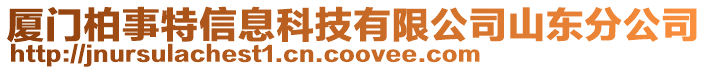 廈門柏事特信息科技有限公司山東分公司