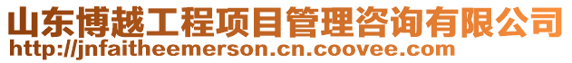 山東博越工程項目管理咨詢有限公司
