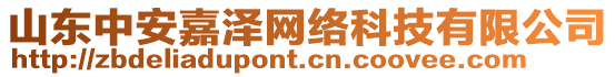山東中安嘉澤網絡科技有限公司