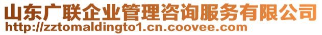 山東廣聯(lián)企業(yè)管理咨詢服務(wù)有限公司