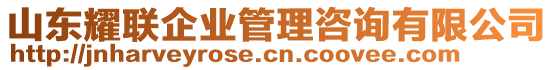 山東耀聯(lián)企業(yè)管理咨詢有限公司