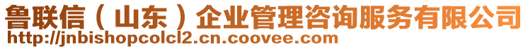 魯聯信(山東)企業管理咨詢服務有限公司