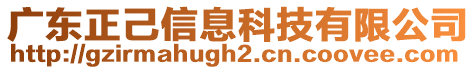 廣東正己信息科技有限公司