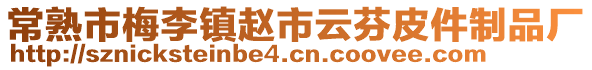 常熟市梅李鎮(zhèn)趙市云芬皮件制品廠