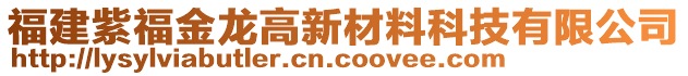 福建紫福金龍高新材料科技有限公司