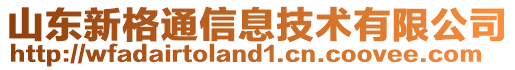 山東新格通信息技術(shù)有限公司