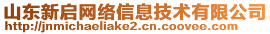 山東新啟網絡信息技術有限公司