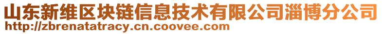 山東新維區(qū)塊鏈信息技術(shù)有限公司淄博分公司