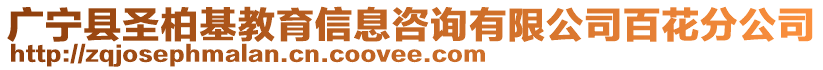 廣寧縣圣柏基教育信息咨詢有限公司百花分公司