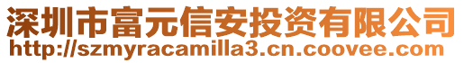 深圳市富元信安投資有限公司