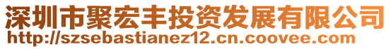 深圳市聚宏豐投資發(fā)展有限公司