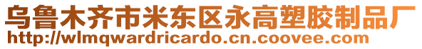 烏魯木齊市米東區(qū)永高塑膠制品廠