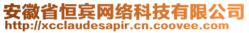 安徽省恒賓網(wǎng)絡(luò)科技有限公司