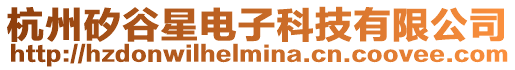 杭州矽谷星電子科技有限公司