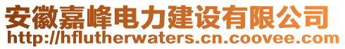 安徽嘉峰電力建設(shè)有限公司