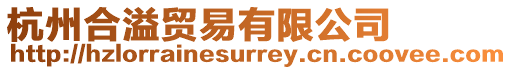 杭州合溢貿易有限公司