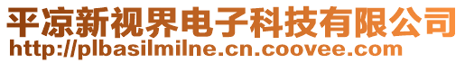 平涼新視界電子科技有限公司