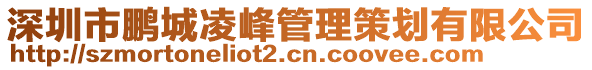 深圳市鵬城凌峰管理策劃有限公司