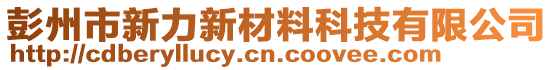 彭州市新力新材料科技有限公司