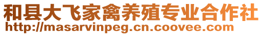 和縣大飛家禽養(yǎng)殖專業(yè)合作社