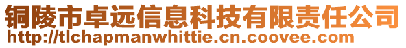 銅陵市卓遠信息科技有限責任公司