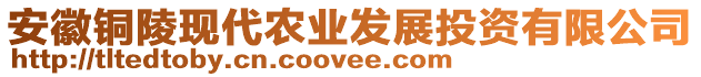 安徽銅陵現(xiàn)代農(nóng)業(yè)發(fā)展投資有限公司