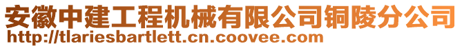 安徽中建工程機械有限公司銅陵分公司