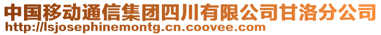 中国移动通信集团四川有限公司甘洛分公司