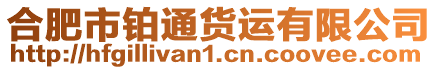 合肥市鉑通貨運(yùn)有限公司