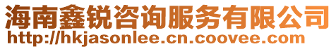 海南鑫銳咨詢服務有限公司