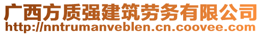 廣西方質(zhì)強(qiáng)建筑勞務(wù)有限公司