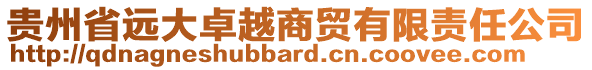 貴州省遠(yuǎn)大卓越商貿(mào)有限責(zé)任公司