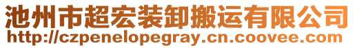 池州市超宏裝卸搬運有限公司