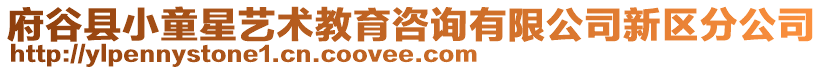 府谷縣小童星藝術教育咨詢有限公司新區(qū)分公司